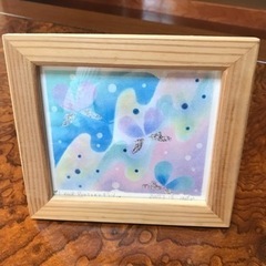 パステルアート① LOVE butterflyの画像