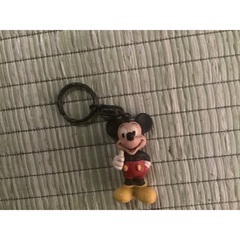 ミッキーマウス、ミニーマウスとキーホルダーの画像