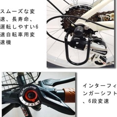 TOMONAU 折りたたみ自転車 折り畳み自転車 20インチ 6段変速 カゴ ワイヤー錠 ライト付き 通勤 通学 街乗 前後泥除け装備 ハンドルの高さ調節できる 小径車 ミニベロの画像