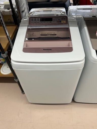 美原店　美品 中古★Panasonic 8㎏ 泡でしっかり洗う「即効泡洗浄」＆「すっきりフロント」 洗濯機【NA-FA80H2-N】