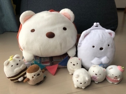 すみっこぐらし  しろくま　ぬいぐるみ