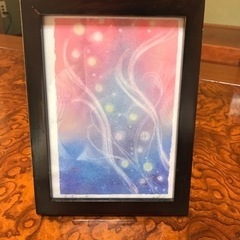パステルアート② 天使の羽音の画像