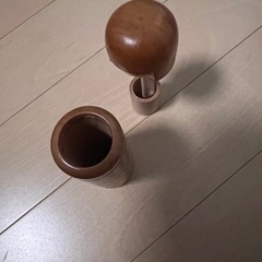楊枝入れ　箱根　組み木細工の画像