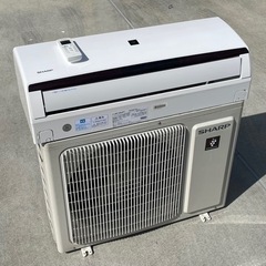 分解洗浄済み ! ! ◇シャープ エアコン 8畳用 2019年製...