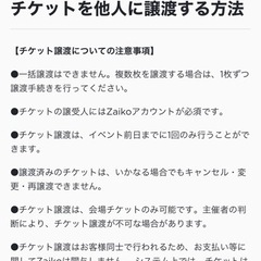 MABOROSHI FES 2023 in OKINAWA 10/29チケット2枚の画像