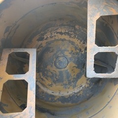 コンクリートミキサー　練上げ量50L ドラム容量120Lの画像