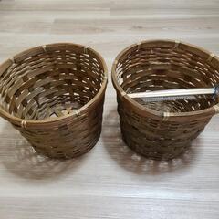 ナチュラルかご４点の画像