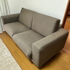 無印良品3人掛けソファ　新古品　半額処分の画像