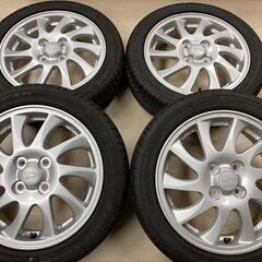 溝たっぷり2023年製造品 165/55R15 HB2付!!ダイハツ純正 4.5J 15in +45 4/100◆タントカスタム ムーヴカスタム タント ムーヴ アトレー
