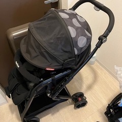 アップリカ　ベビーカー　Aprica オプティア 92782 ブラックの画像