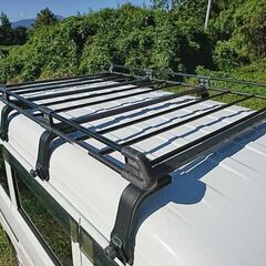 スズキ純正 DA17V キャリア エヴリイ/NVクリッパー/ミニキャブ/スクラム等 ルーフキャリア ハイルーフ 荷重制限50kg 仕事にレジャーに車中泊に！の画像
