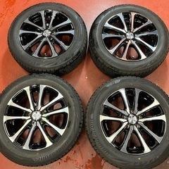 185/60R15  2019年ブリヂストンVRX2　アルミホイール15×6j  +40  PCD100×5　取りにお越しくださる方に　桜花自動車　スタッドレスタイヤ