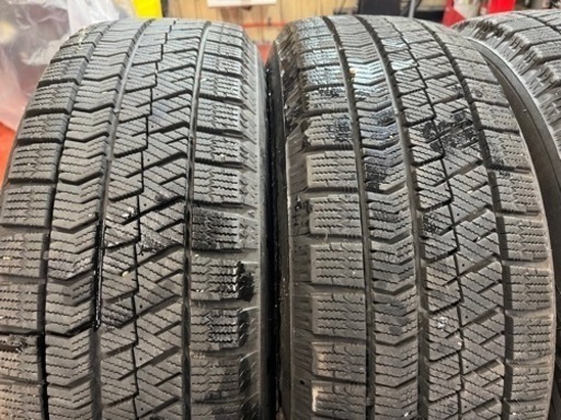 185/60R15  2019年ブリヂストンVRX2　アルミホイール15×6j  +40  PCD100×5　取りにお越しくださる方に