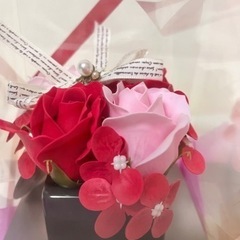 【新品未開封】ELVERA ROSE PETIT バス＆ソープフラワー セット Francfrancの画像