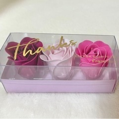 【新品未開封】ELVERA ROSE PETIT バス＆ソープフラワー セット Francfrancの画像