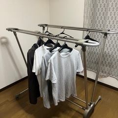 無料　室内用伸縮物干し台　引き取り希望の画像