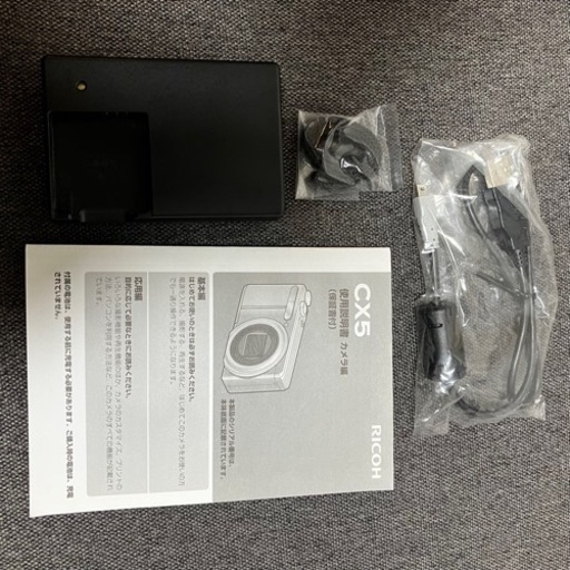 動作確認済　RICOH リコー　CX5 デジカメ　ブラック
