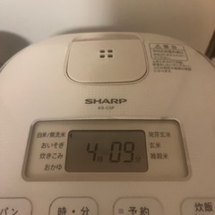 取引中　炊飯器　シャープ　3合炊きの画像