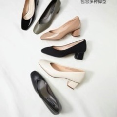 美品　C BANNER 千百度 レディース　シューズ　ヒール　4.5cmヒール　静音の画像