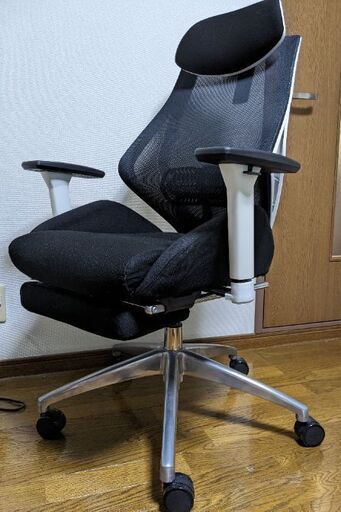 オフィスチェア（オットマンつき）