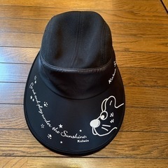 Kolwin キャップ　つば広　黒　美品