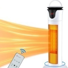 セラミックヒーター タワー型 高さ62CM 電気ストーブ 電気フ...