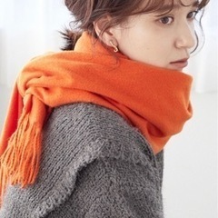 【新品】カシミアライクストール（マフラー）の画像