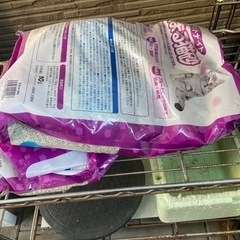 猫トイレと砂の画像