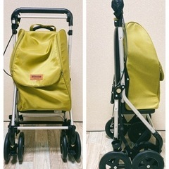 象印ベビー ウィズワン イエローオーカー 歩行器 シルバーカー