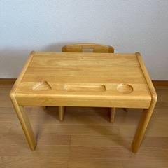 Buono デスク&テーブルチェア テーブルセット 子供用の画像