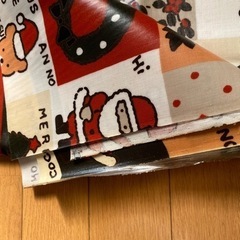 クリスマス柄　ビニールクロス　レトロの画像