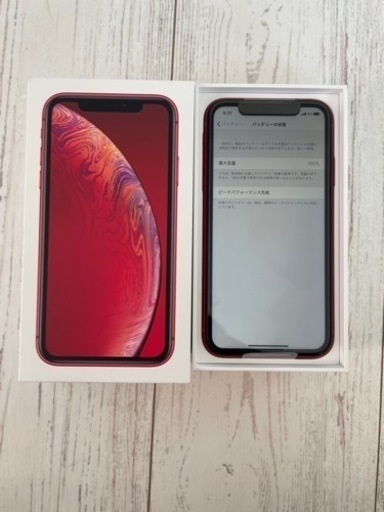 ★新品未使用★iPhone XR レッド 64 GB SIMフリー