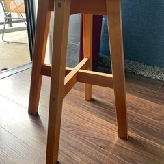北欧　スツール　ナチュラル　椅子　ハイチェアの画像