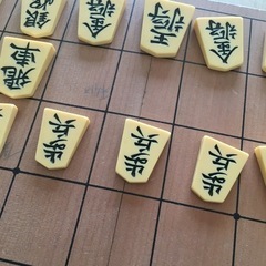 将棋盤　コマ全部付き　自宅保管品　中古　ポータブルゲームの画像