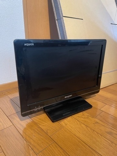 ※ご制約済【AQUOS TV】BCASカード付属テレビ24型 ブラック