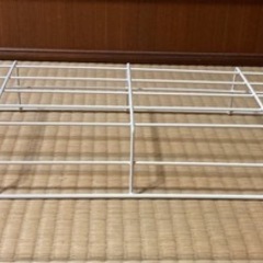 カゴ　台　整理　収納　アイアンラック　中古の画像