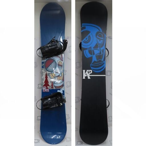 ♪K2 スノーボード ZEPPELIN 156 + K2V7バインディング 札幌♪
