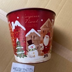 《新品》クリスマス柄　鉢(大) 1個
