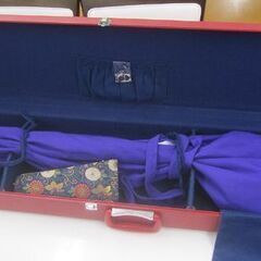 三味線 細棹 長唄 駒 撥 ハードケース有 糸巻き欠品 和楽器 札幌市