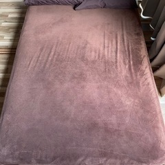 10/27 18時に引き取れる方　セミダブルマットレス　ブラウンの画像