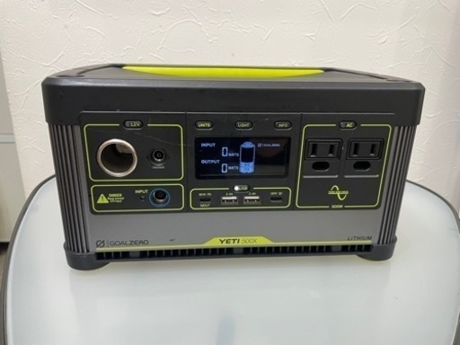 GOAL ZERO ゴールゼロ YETI 500X 120V power station ポータブル電源