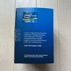 Intel Core i3-3240  説明書＆箱のみ CPUなし LGA1155の画像