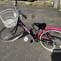 子供用　自転車　24インチ　ヘルメット付きの画像
