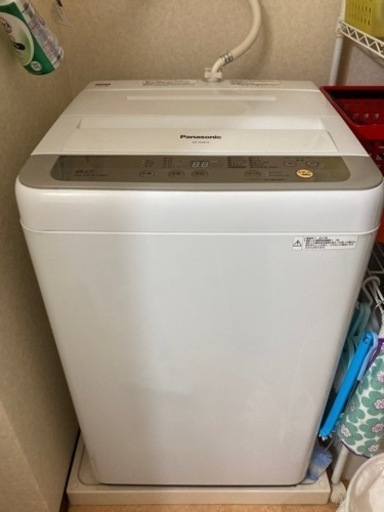 洗濯機　Panasonic NA-F60B10