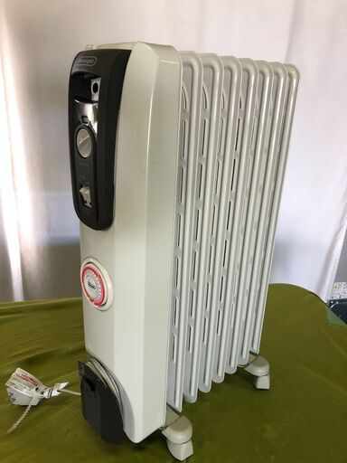 デロンギオイルヒーター H770812EFSN-GY ミディアムグレー 8枚フィン 8～10畳 2014年製