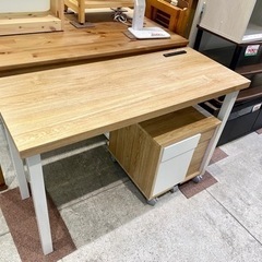デスク&ワゴンセット 大学生協 パソコンデスク 3口コンセント ...