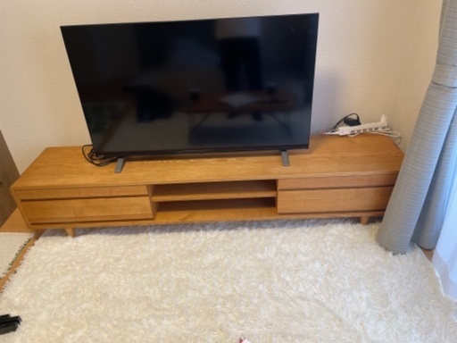 無垢材　TVボード