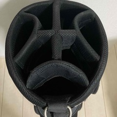 ルコックのキャディバッグ（黒）の画像