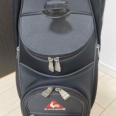 ルコックのキャディバッグ（黒）の画像