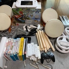 wii u マリオカートダウンロード版、太鼓の達人セット、その他ソフト